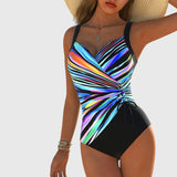 Addison | High Elasticity Swimsuit with Crossed Front Detail