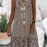 AYLA | SLEEVELESS DRESS WITH V-NECK