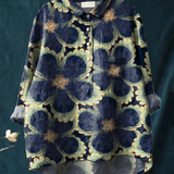 Avielle | Women's Vintage Floral Art Print Casual  Shirt