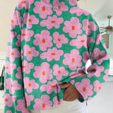 Aspen | Floral Knit Sweater