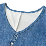 Hélène™ | Retro Denim Dress