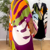 Rianna - Dress with Abstract Pattern
