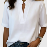 Loise | Elegant Blouse with Refined Collar