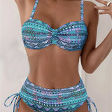 Jada | Sexy Ethnic Print Bikini Set