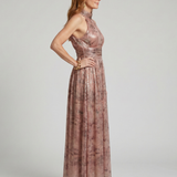 Imogen | Textured Finish Sleeveless Midi Dress