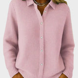 Katrina | Textured Knit Button Cardigan