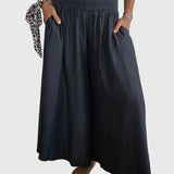 Pants - Comfortable Trousers with Elastic Waistband, Floating Comfort & Boho Style