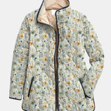Elowynn™ | Floral-Printed Quilted Jacket