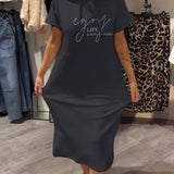 Gabriella - Casual Hoodie Dress