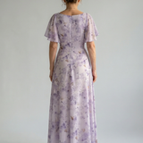Vaelis |  Flutter Sleeve Midi Dress