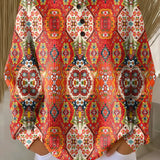 Selma | Sweater with Ethnic Floral Pattern