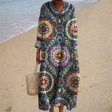 Flowy Printed Summer Dress