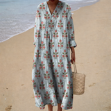 Flowy Printed Summer Dress