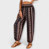 Pants - Pants with Ethnic Pattern, Fashionable Design