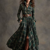 Jacqueline - Classic Button-Up Shirt Dress