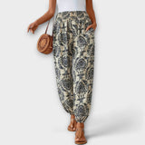 Pants - Pants with Ethnic Pattern, Fashionable Design