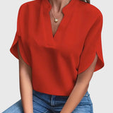 Elora | Soft and Elegant V-Neck Shirt