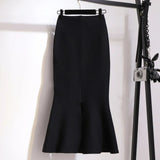 La Rue Houndstooth Trumpet Skirt