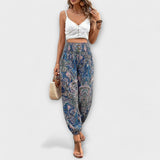 Pants - Pants with Ethnic Pattern, Fashionable Design