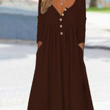 ZARA | MIDI DRESS WITH BUTTONS IN FRONT