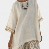 Alverra | Sophisticated Top & Casual Pants Set