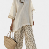 Alverra | Sophisticated Top & Casual Pants Set