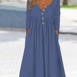 ZARA | MIDI DRESS WITH BUTTONS IN FRONT