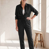 Noor | Long Sleeve Shirt Tapered Pants Set