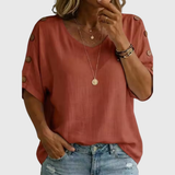 Bellie | Casual Loose Button Up Shirt