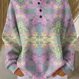 Alma | Sweater with Ethnic Floral Pattern