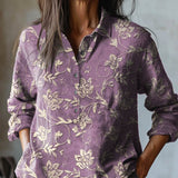 Irise | Floral Embroidered Linen Shirt