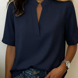 Loise | Elegant Blouse with Refined Collar