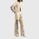 Jeans - Wide Jeans, High Waist