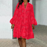 Lydia - Dress with Eyelets