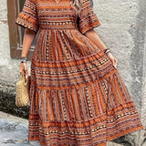 Joraine - Flowing Ethno Dress
