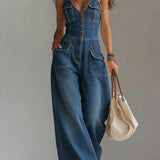 Sophie™ | Loose Denim Jumpsuit