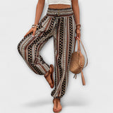 Pants - Pants with Ethnic Pattern, Fashionable Design