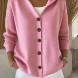 Camilla™ | Hooded Button-Front Cardigan