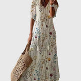 Amalia | Vintage Boho Maxi Dress for Summer