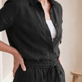 Noor | Long Sleeve Shirt Tapered Pants Set