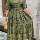 Joraine - Flowing Ethno Dress