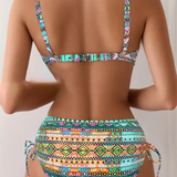 Jada | Sexy Ethnic Print Bikini Set