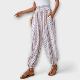 Pants - Pants with Ethnic Pattern, Fashionable Design