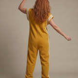 Lark | Zip Front Stripe Panel Jumpsuit
