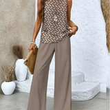 Ovelynra™ | Sleeveless Top And Wide-Leg Pants Set