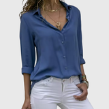 Gwen | Elegant Long Sleeve Chiffron Blouse