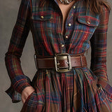 Jacqueline - Classic Button-Up Shirt Dress