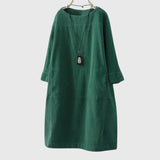 Grace | Relaxed Corduroy Midi Dress