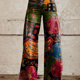 Pants - Authentic Pattern Pants, Boho Vintage Pants