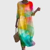 Hayley™ | Elegant Maxi Floral Dress